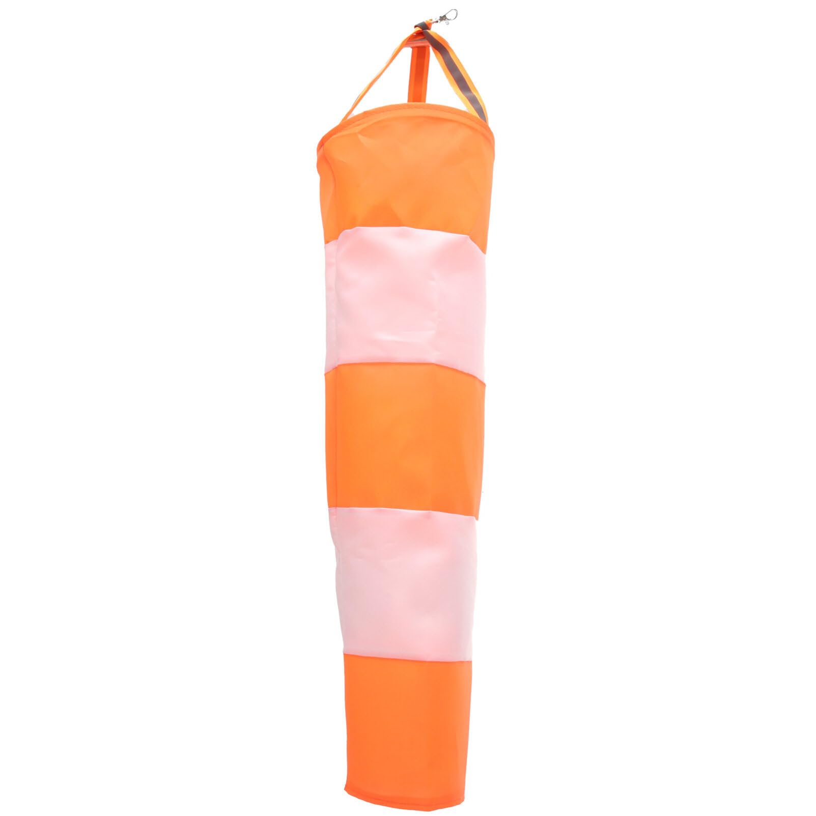 BESPORTBLEWindsock Wind Socks Outdoor Heavy Duty Airport Windsocks Outdoor Hanging Wind Direction Measurement Sock Bag with Reflective Belt for Outdoor Airport Farm Orange Wind Sock Weather Vane
