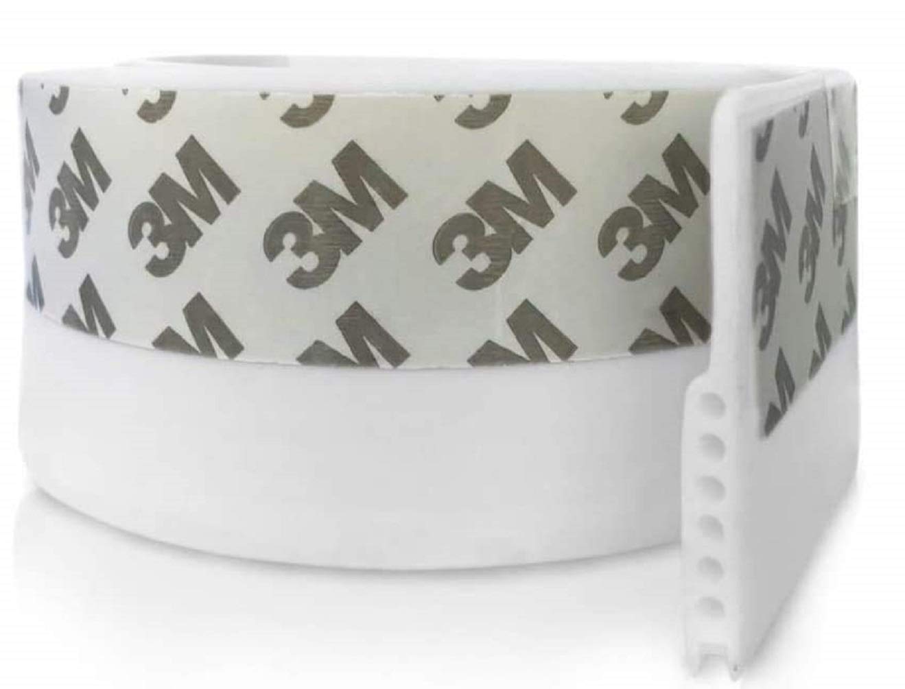 althiqahkey Door Draft Stopper - High Performance Silicone Door Sweep w VHB Adhesive 3M Strip | Draft Blocker for Under Door Seal Gap Interior & Exterior Doors Weather Stripping Soundproof 1pcs