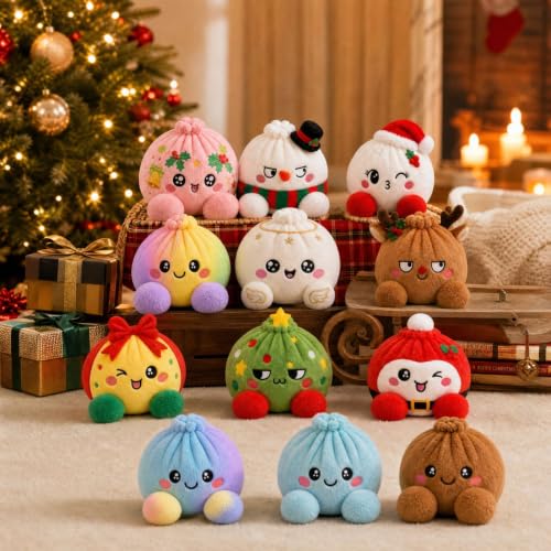 12 Days Plush Dumpling Advent Calendar 2026, Countdown for Adults - image 4