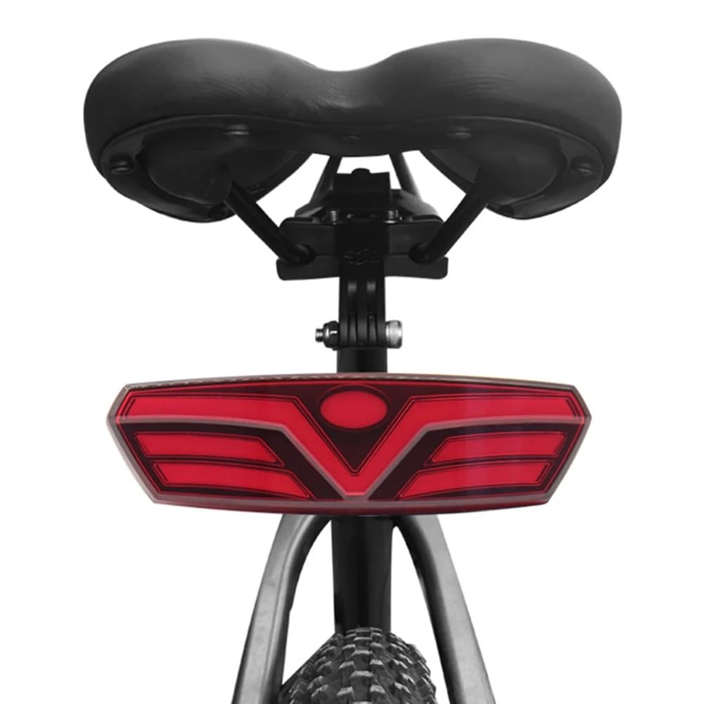 48V Bicicletta Elettrica Fanale Posteriore LED Avvertimento Lampada Posteriore 2Pin Connettore Impermeabile Accessori per Bici Elettrica