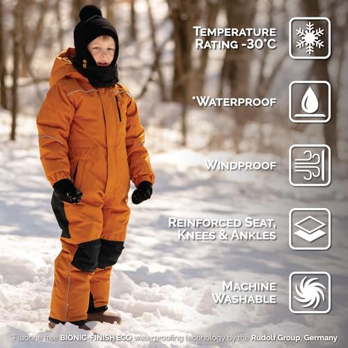 JAN & JUL Waterproof Insulated Snow Suit for Toddlers and Kids2