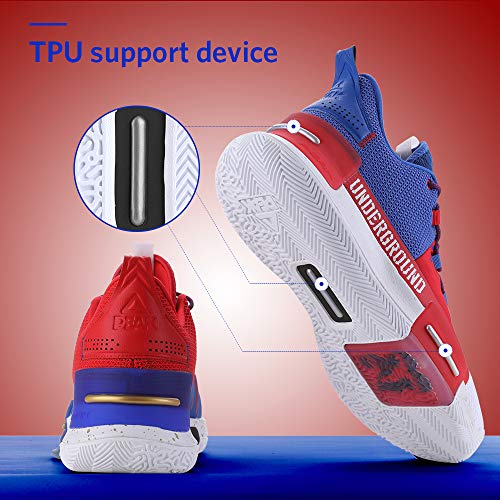 PEAK Mens Flash Basketball Shoes Lou Williams Underground Taichi Adaptive Cushioning Sneakers Non-Slip Sports Shoes for Running, Walking, Fitness3