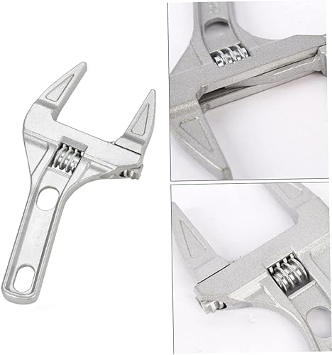 Miniatura 9 de Llaves ajustables de mandíbula ancha de 0.236-2.677 in, mango de llave de baño para fontanero de cambio ultrafino para reparación de muebles de