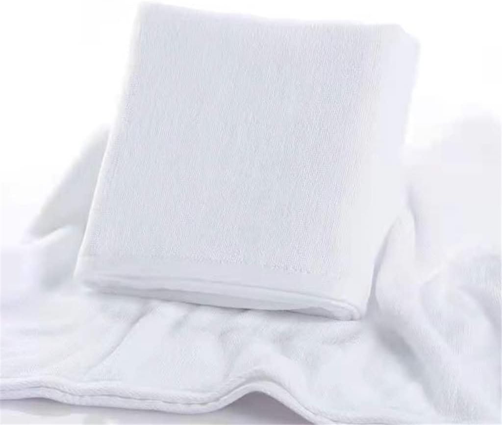 Towel Absorbent and Quick-Drying Super Large Bath Towel-Super Soft Hotel Bath Towel to Wear Bath Towel 100x200cm (Color : White, Size : 100x200cm) (White 100x200cm) (White 70x140cm) image 4