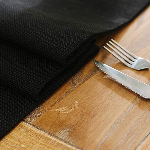 Dinning Table Runner 12 X 36 Inches Farmhouse Kitchen Coffee Burlap Table Runner For Holiday Party, Black #TOP2
