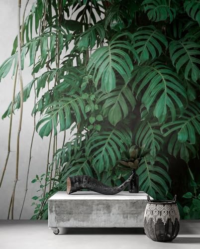 Livingwalls Jungle The Wall Non-Woven Wallpaper 3.71 m x 2.80 m Green Grey Made in Germany 382411 382411, 280 x 371 cm - Image 3