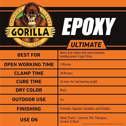 Gorilla 113442 Epoxy Ultimate, Waterproof thumb #2