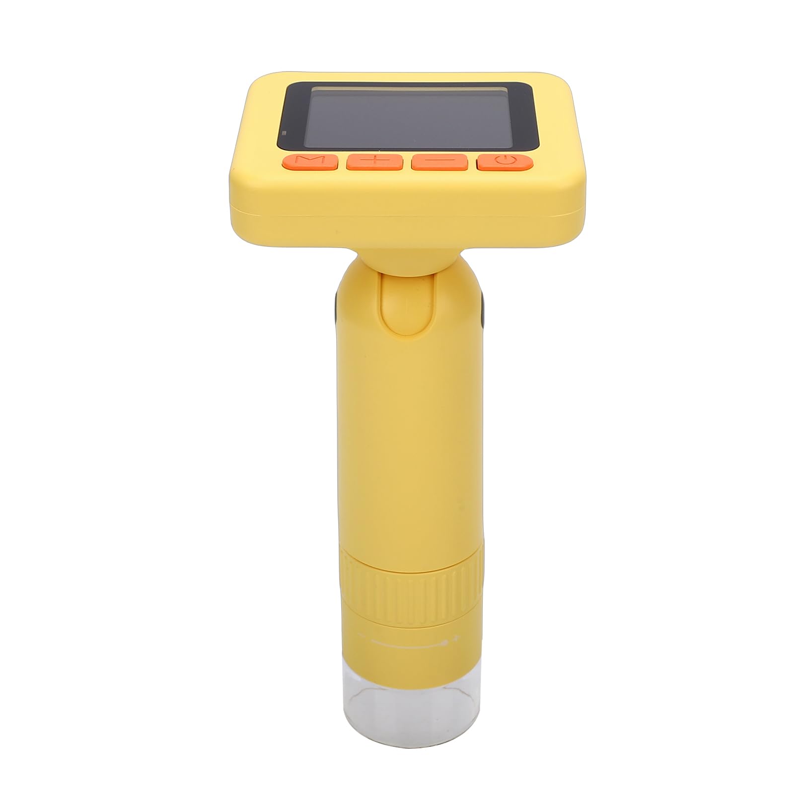 Microscopio Digitale per Bambini 1000X 1080P Portatile Portatile con 12 Diapositive Giocattolo Educativo Scientifico per Bambini (W2 Giallo Senza scheda MicroSD)