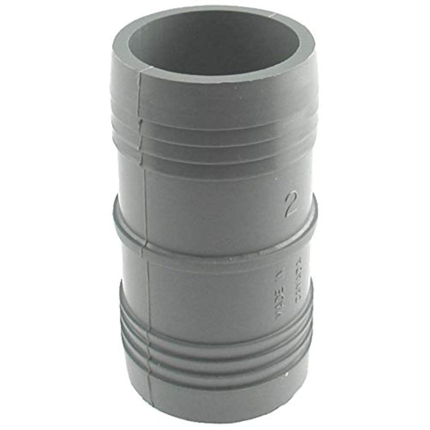 Boshart Industries Pipe Fitting Insert Coupling, Plastic, 2-in.