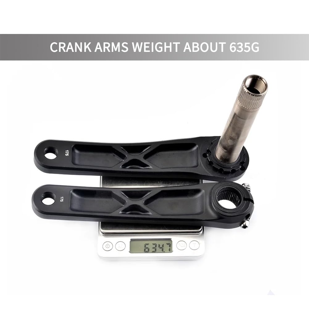 Guarnitura per Mountain Bike 170 mm 175 mm Guarniture Direct Mount Cavi Integrati Bracci Pedivella con Movimento Centrale BSA Adatto a 8-12 velocità Lega di Alluminio Ultraleggera