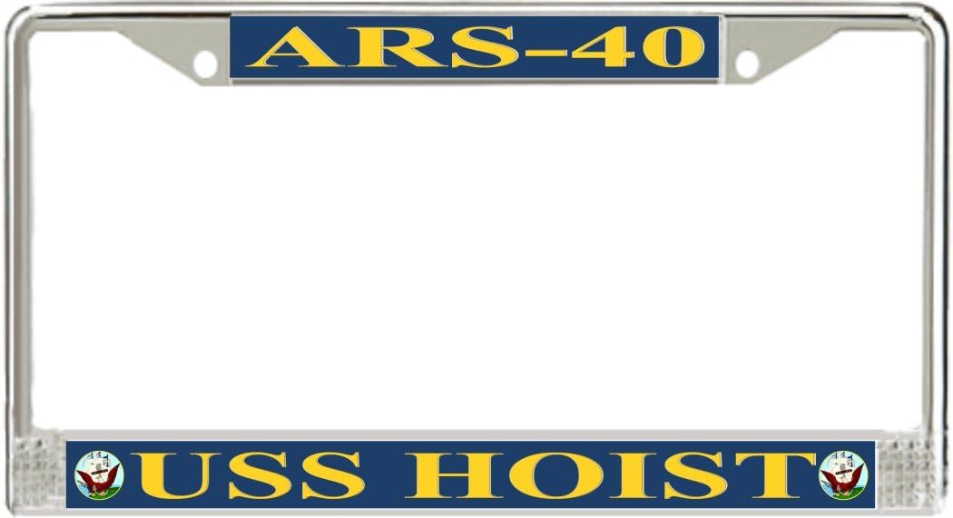 MilitaryBest USS Hoist ARS-40 License Plate Frame
