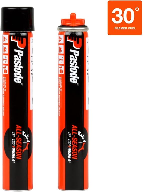 Paslode Cordless Framing Fuel Cell - 816008 - for Cordless Framing Nailers - No Warm-Up or Double Pumping - Works Down to 14 Degrees F - 9 Pack