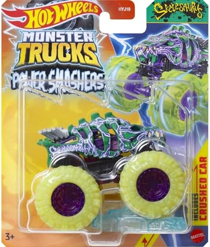Hot Wheels - 1:64 - Skelesaurus - Monster Truck Power Smashers - ...