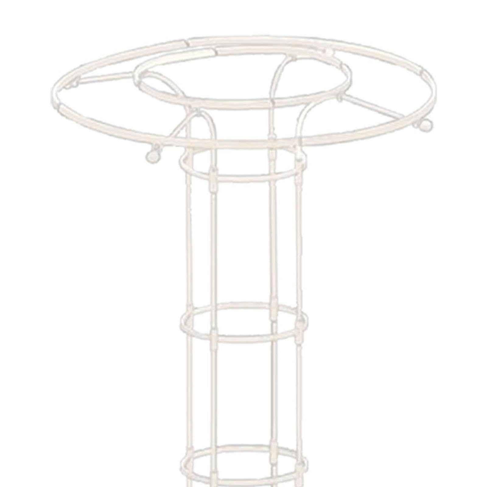Tuteur Jardin Obélisque Treillis Support Plantes Grimpantes Structure pour Fleurs Vignes Montage DIY Acier Antidéformation Utilisable en Jardin Pelous, 150cm