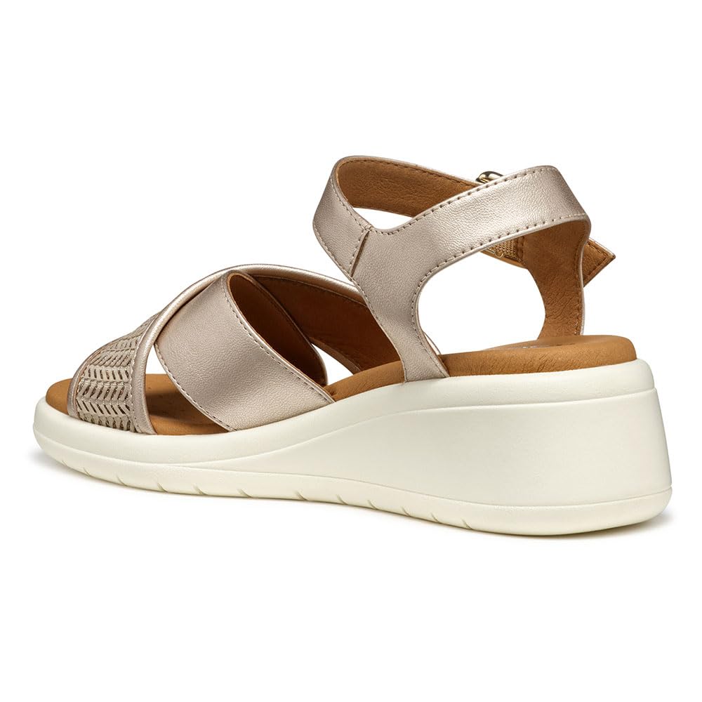 Geox D Meliconia G Sandalia de cuñaMujer