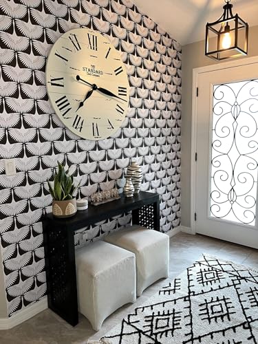 Papel de contacto de plumas para decoración de pared de habitación y renovación de muebles antiguos 3