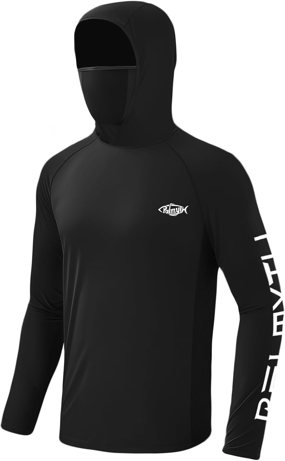 Palmyth Fishing Shirts for Men Long Sleeve Sun Protection Fishing Hoodie UPF 50+ Shirt Neck Gaiter - Image 6