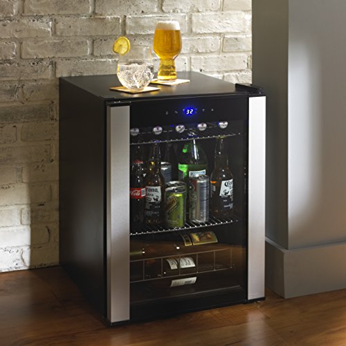 Wine Enthusiast Evolution Series Compact Wine & Beverage Center, Stainless Steel #TOP1