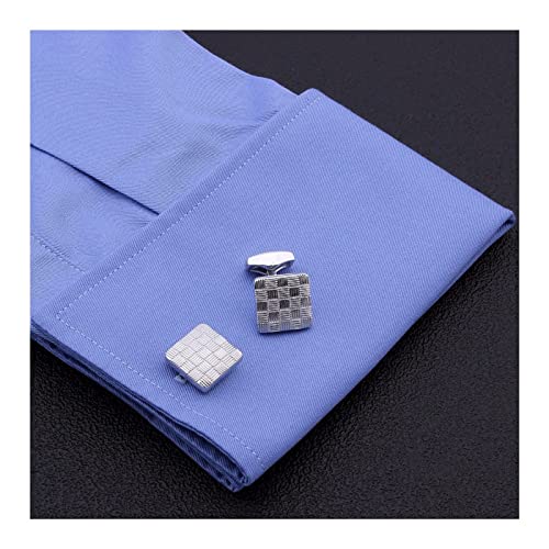 Manchetknopen, Heren Frans Shirt Manchetknopen Klassieke Vierkante Manchetknopen Beste Cadeau voor Bruiloft, Klassiek, Frans, Manchetknopen - Image 4