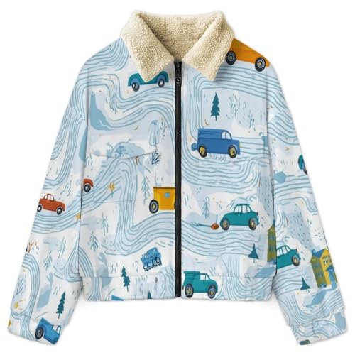 Veste polaire femme manteau zippé bleu clair sweatshirt chaud hiver