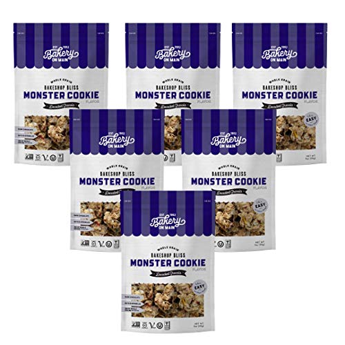 Image of Bakery On Main Decadent Granola, Monster Cookie – Whole Grain Bakeshop Bliss, Gluten-Free, Vegan, Non-GMO, 11oz (Pack of 6)