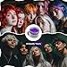 Purple Temporary Hair Color Wax - SOVONCARE Washable Hair Dye for Men & Women, All-Day Hold Disposable Hair Styling Clays for Party, Cosplay & Daily 4.23 oz