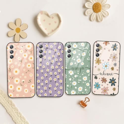 Image of COLORflow Back Cover Compatible with Samsung A34 5G | Daisy Garden Customized | Shockproof TPU Bumper with Camera Protection Back Cover Compatible with Samsung Galaxy A34 5G