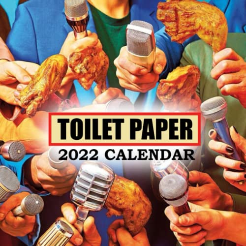 2022 Toilet Paper Poster Arts Calendar: Funny Arts Gifts 2022 Calendar | New Year Adults Gifts | Official Holidays, Planner | BONUS 4 Months 2023