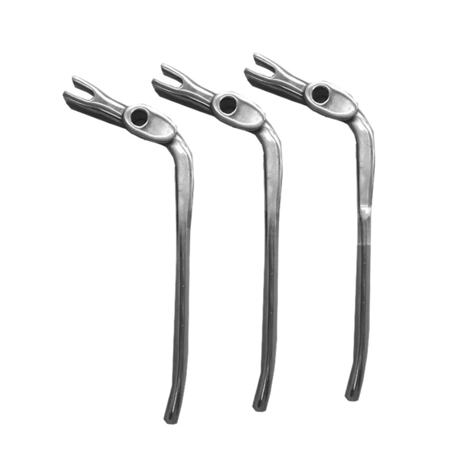 NieKe Raccords de poignées Longues en Acier Inoxydable, 3 pièces, manivelles BQL838, compatibles avec Les Accessoires de Machines à crème glacée Molle