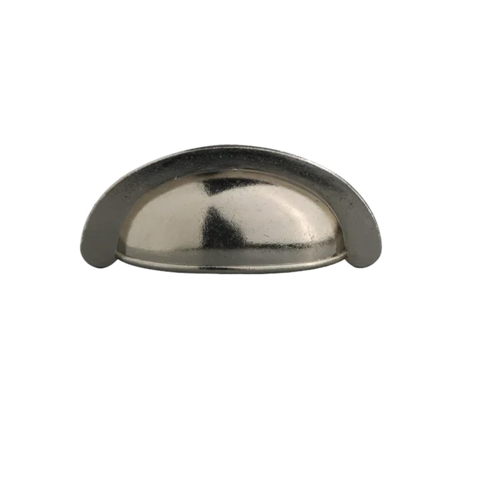 Yilwpv 1-Silver 2Pc Antique Shell Pull Handle Vintage Furniture Cupboard Knob Black Handle Sets(1-Silver)