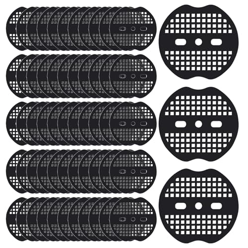 100 Pcs Landscape Staple Gasket Garden Landscape Staples Washer Pad Yard Pins Gasket, They Keep The Barrier from Ripping & Create a Sturdier Hold - Black