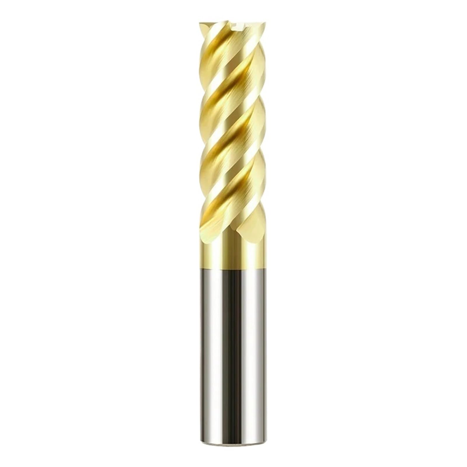 1 Uds HRC70 4F círculo de Color fresa extremo plano Balchals carburo acero tungsteno AD recubrimiento fresadora CNC mecánica(6x18x6Dx50)