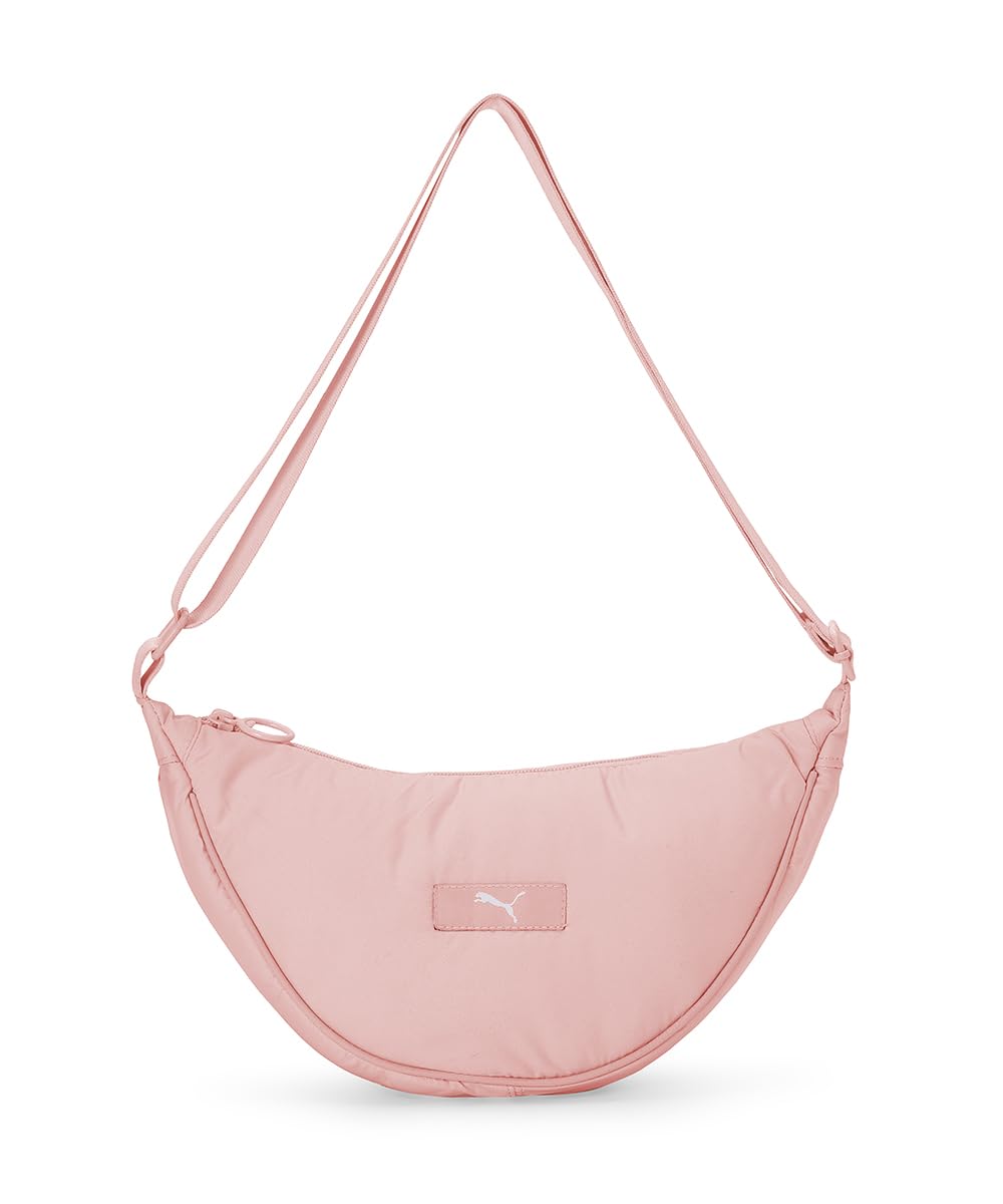 PLUSH Halfmoon Bag IND – Stylish Everyday Bag with 10L Capacity, Main Zip Compartment, Interior Organization, Adjustable Shoulder Strap, & Iconic Branding