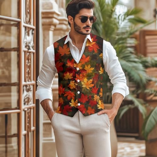 Men's Suit Vest Business Formal Slim Fit Breasted Suit Vests Dress Waistcoat V-Ncek for Wedding Business Prom2
