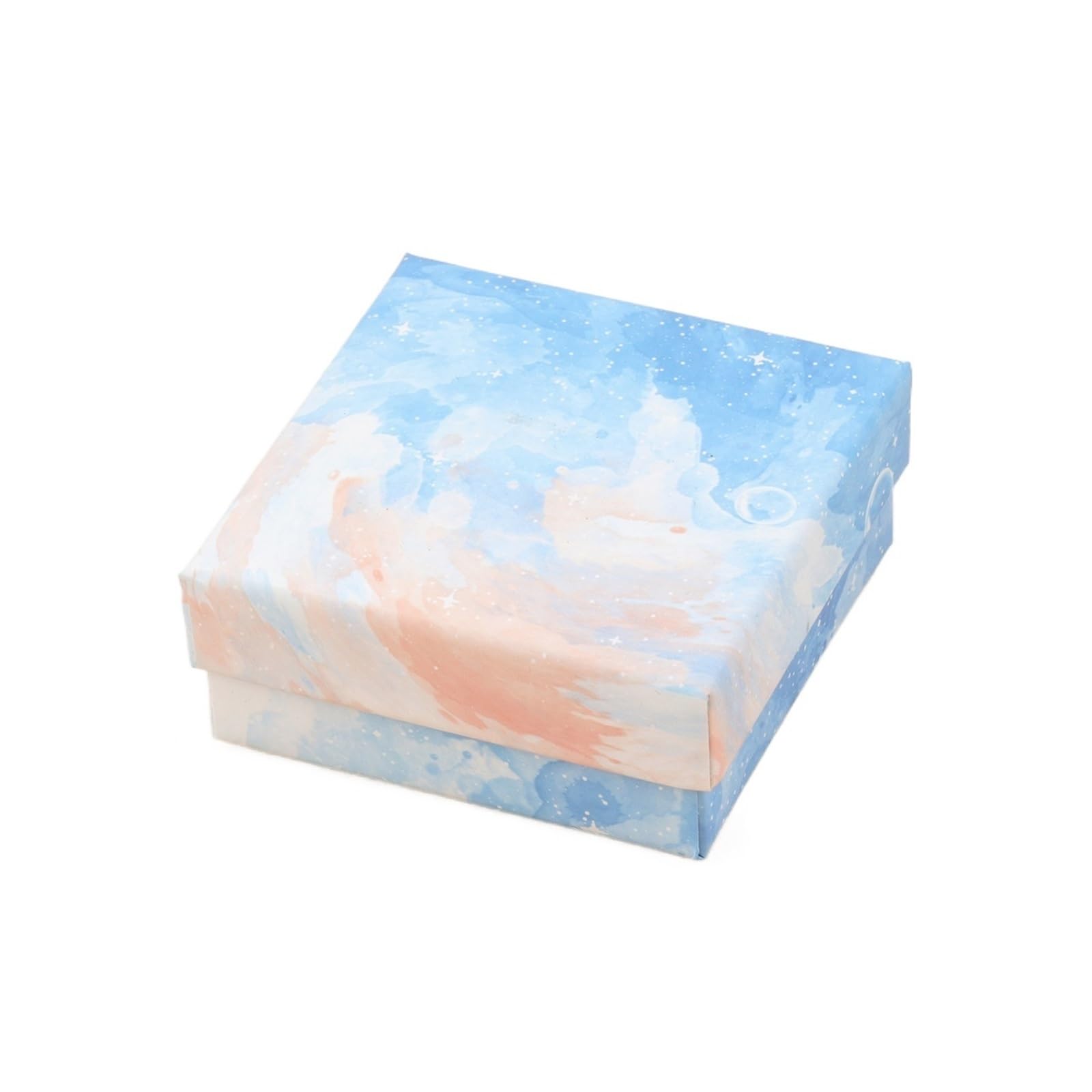 1pcs Cardboard Jewelry Set Box For Ring Necklace Bracelet Earrings Packaging Rectangle Kraft Sponge Protection(Color3)