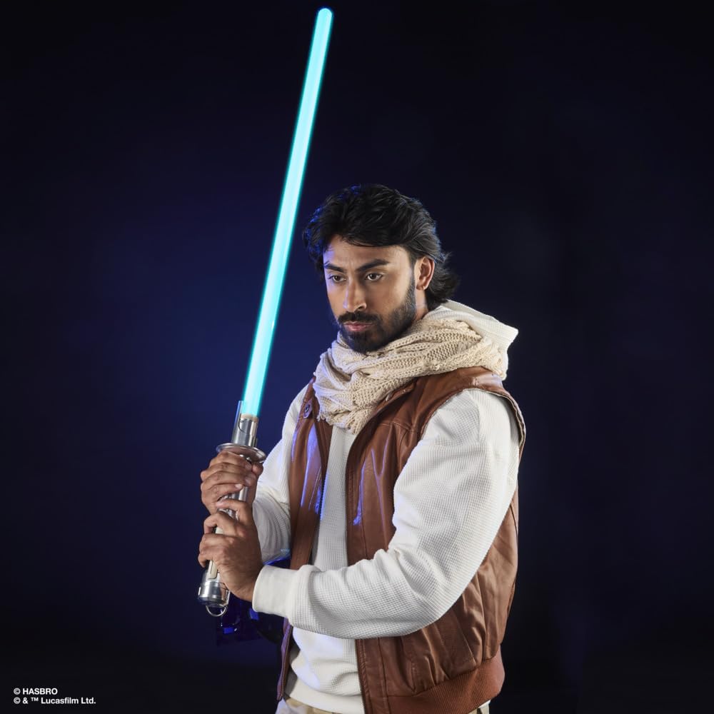 Star Wars Hasbro The Black Series, Spada Laser Force FX Elite di Ezra Bridger, Adatta per Collezionisti e Appassionati di Cosplay dei Supereroi, per Ragazzi e Ragazze dai 14 Anni in Su