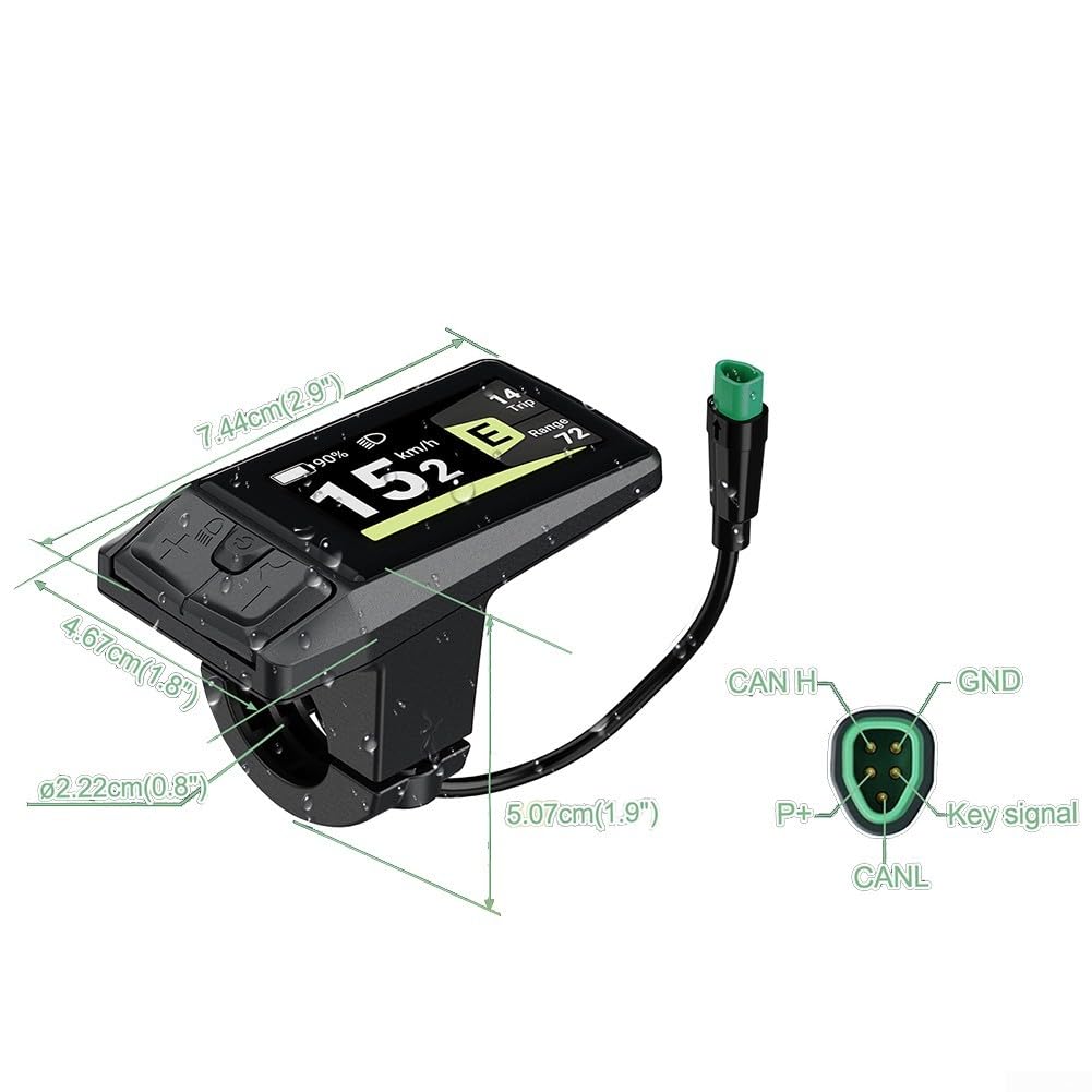 800S LCD-display Voor BAFANG-controller - Modificatie-instrument Voor Elektrische Fietsen, Compatibel Met 24V 36V 48V 52V, Geschikt Voor 800S LCD-display Voor BAFANG-controller - Modificatie-instrument Voor Elektrische Fietsen, Compatibel Met 24V 36V 48V 52V, Geschikt Voor