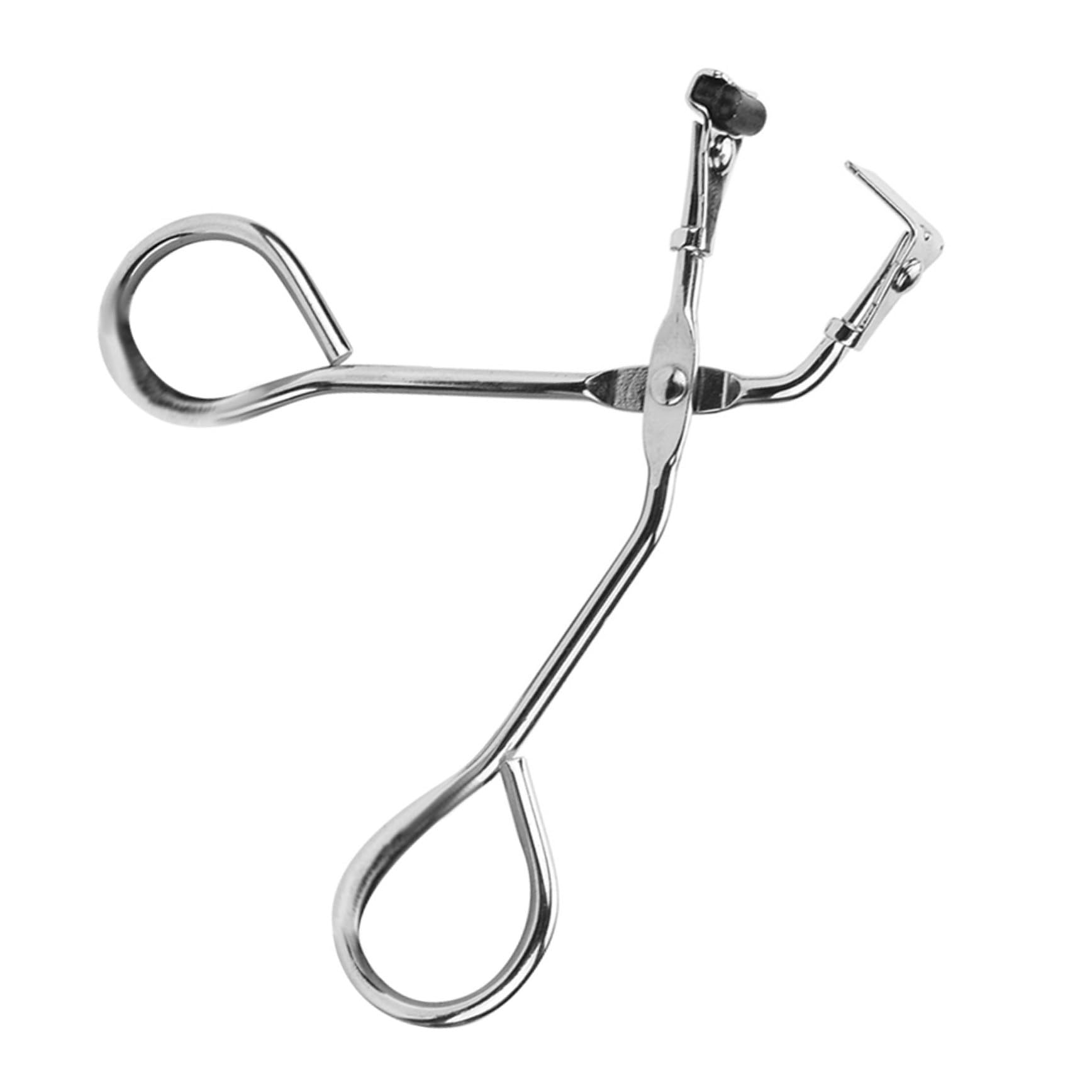 FRCOLOR Piegaciglia Leggero e Portatile Professionale in Acciaio Inossidabile Argento Arriccia Ciglia Curvato per Uso Pratico Quotidiano