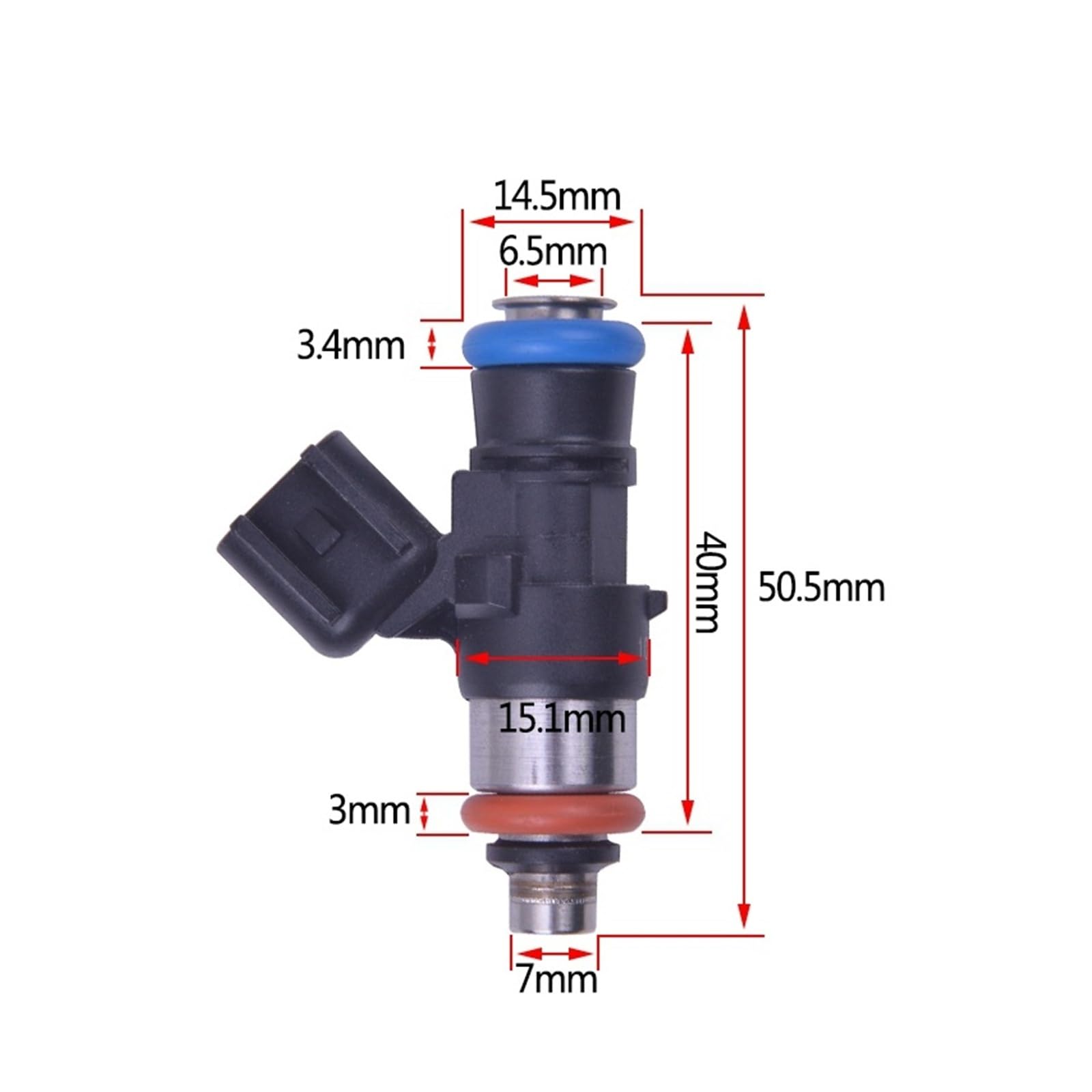 Wtryskiwacz paliwa Bico 8X 0280158051 850cc/min 2008 2009 2010 2011 2012 2013 Corvette LS3 L99 2010 2011 2012 2013 2014 2015 Camaro SS 2006 2007 2008 2009 2010 2011 2012 2013 Wtyczka EV6 3kpa 85l