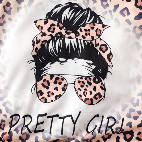 PATPAT Girls Crewneck Short Sleeve Graphic Tees Animal Print Shirts Cute Summer Outfits 5-12 Years4