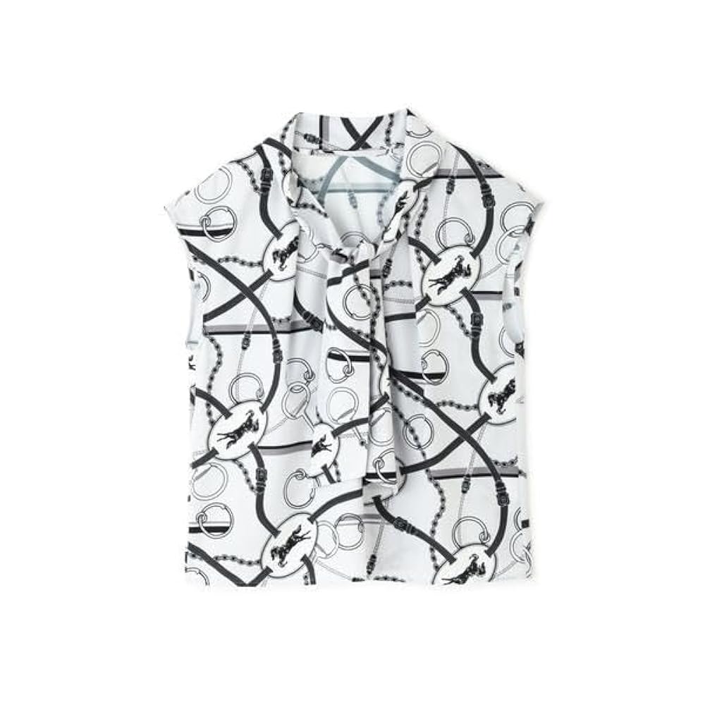 PINKY&DIANNE ホースプリントブラウス ピンキーアンドダイアン PINKY & DIANNE ◇ホースプレート