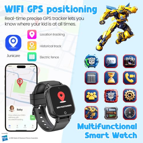 Smart Watch for Kids, 4G Kids Smartwatch with GPS Tracker Calling (Black) - image 5
