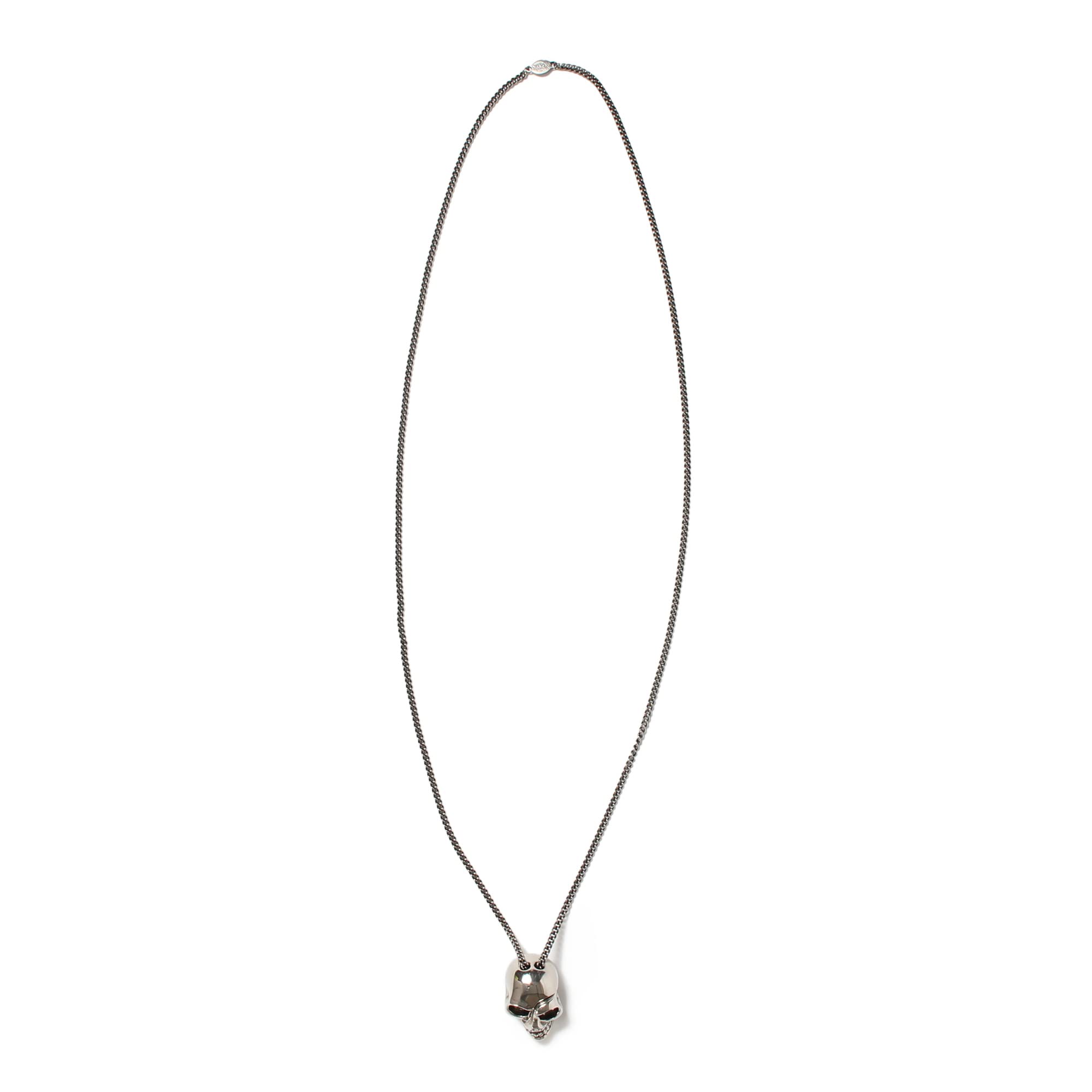 [Alexander McQueen] [アレキサンダーマックイーン] メンズ DIVIDED SKULL PENDANT ネックレス 554496-J160Y [並行輸入品] [Alexander