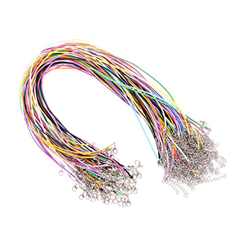 ULTINICE - Collana cerata, stile cordino, con