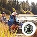 Fly Fishing Reel, Corrosion-Proof CNC Machined Aluminum, One-Way Bearing, Smooth & Lightweight