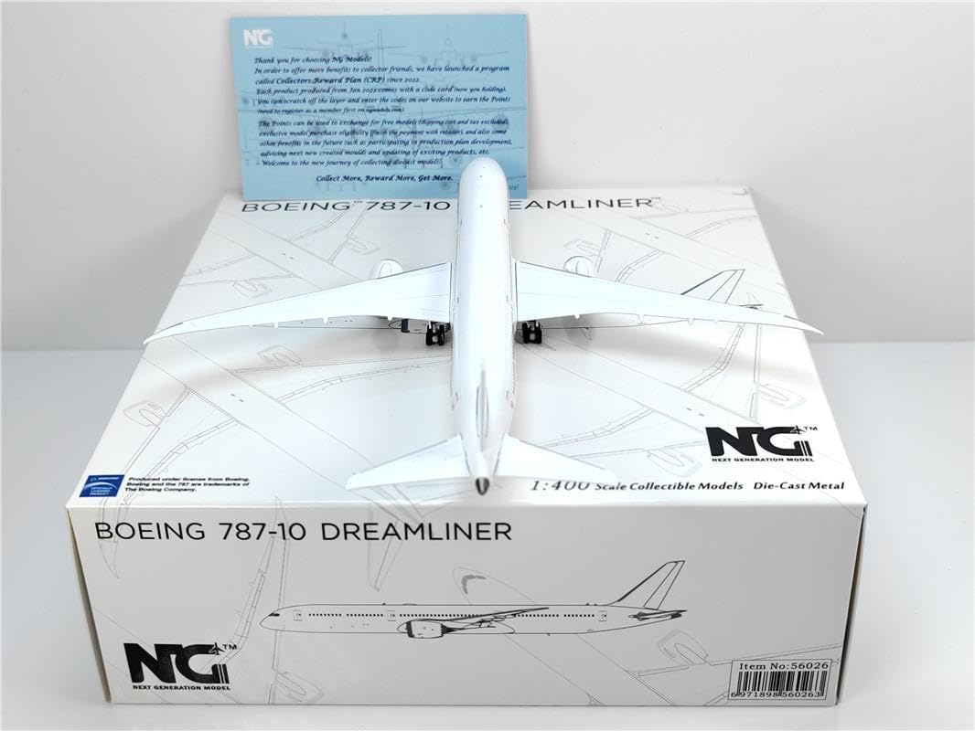 NG Models 1:400 B787-10 白機 NG Models 1:400 B787-10 白機 New Mould! KLM 100 Years Boeing 787-10