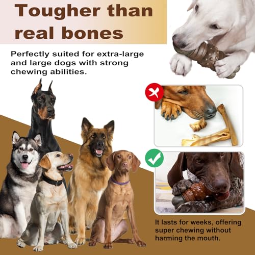 Juguete mordible para perros mediano y grande resistente miniatura 3