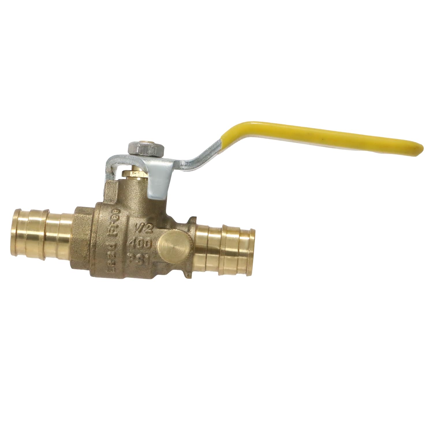 2 Pcs XFITTING Pex A 1/2 Inch x 1/2 Inch Pex A Ball Valve with Drain, 201-3-12=2XX