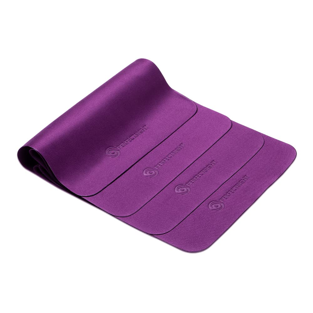 PERFECTSIGHT Microfiber Cleaning Cloth | Eyeglass Lens Cleaner [6 Pack, 5.7x6.7 Inch] Glasses, Phone, Camera, Computer Screen Cleaning | Safe for All