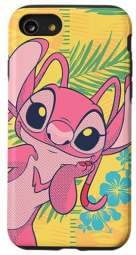 Disney Lilo & Stitch Angel Tropical Hawai'i Beach Vibes Coque pour iPhone SE (2020) / 7 / 8
